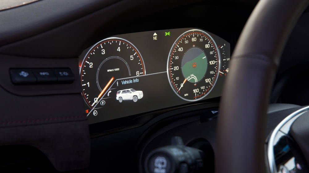 Cadillac Dashboard close up