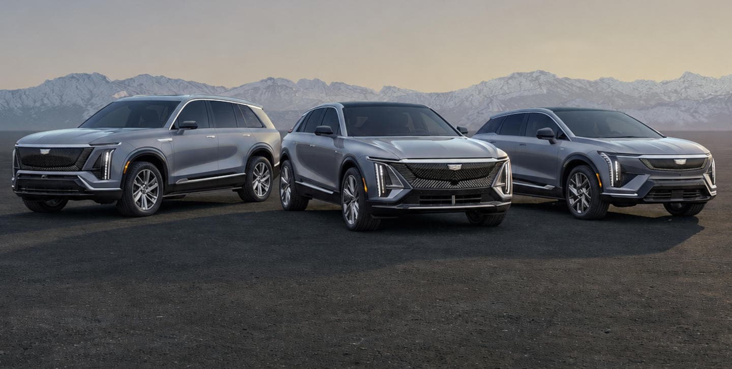 Cadillac electric SUV lineup