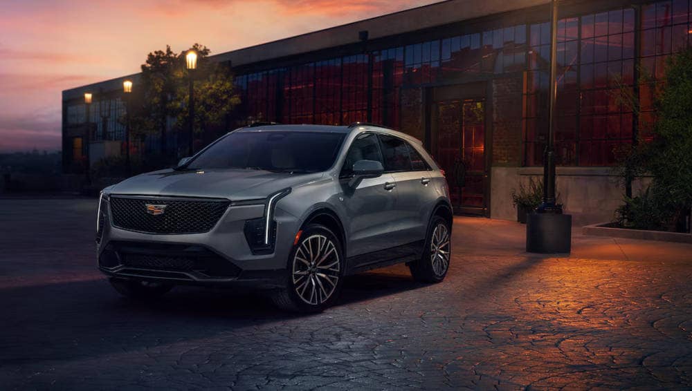 2024 Cadillac XT4 parked in the evening