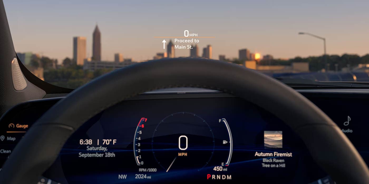 2025 Cadillac XT4 dashboard