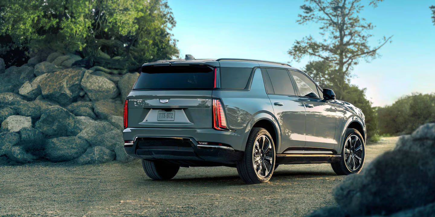 2026 Cadillac Escalade IQL parked rearview