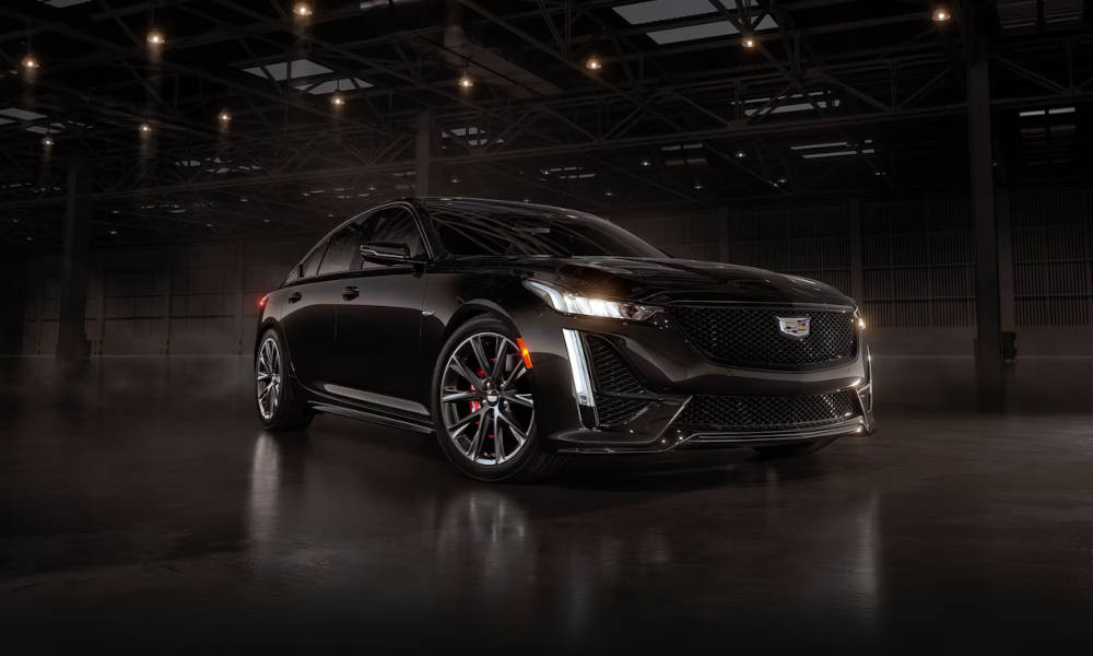 2024 Cadillac CT5-V Blackwing black parked