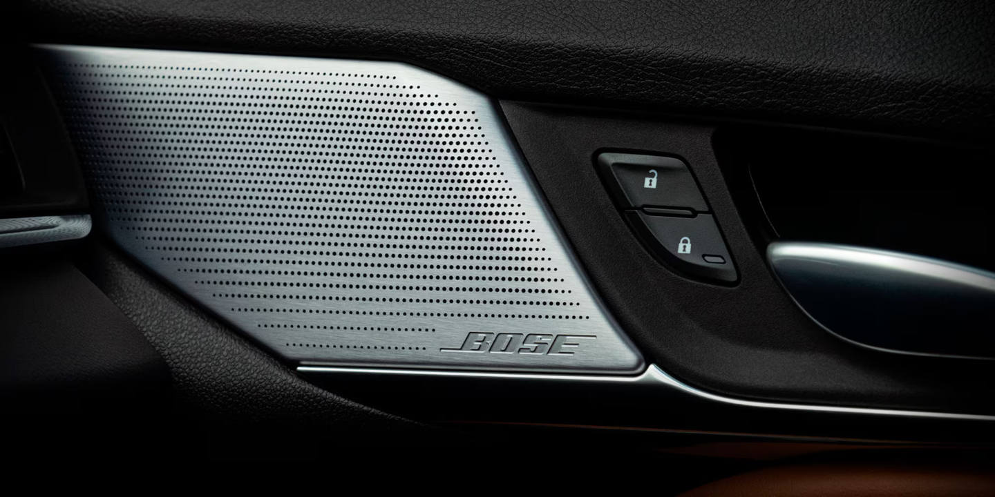 Close up of a Cadillac Door speaker