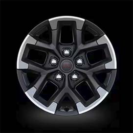 17-Inch Machined with Black Painted Pockets