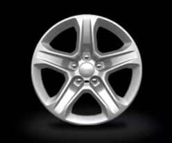 17-inch aluminum painted fine silver