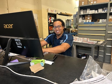Staff member Bryan Pertarb from ID_bf0e4e65c116
