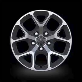 17-Inch Machined with Painted Black Pockets