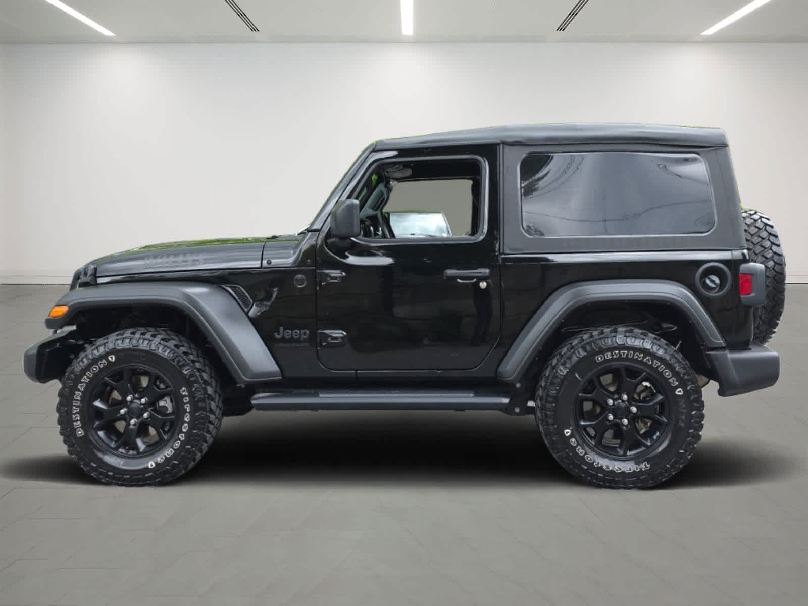 Used 2022 Jeep Wrangler Willys with VIN 1C4GJXAG1NW241098 for sale in Hudson, MA