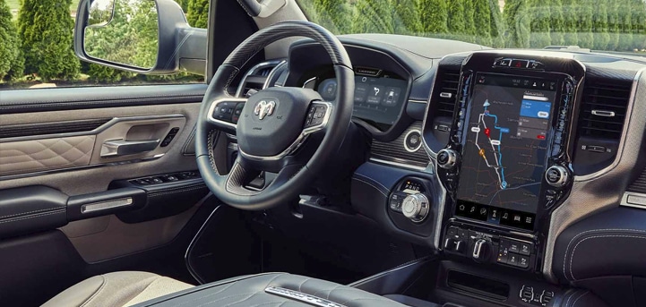 2023 ram 1500interior