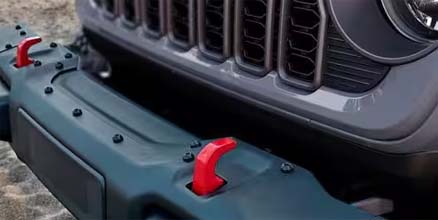 front and rear tow hooks