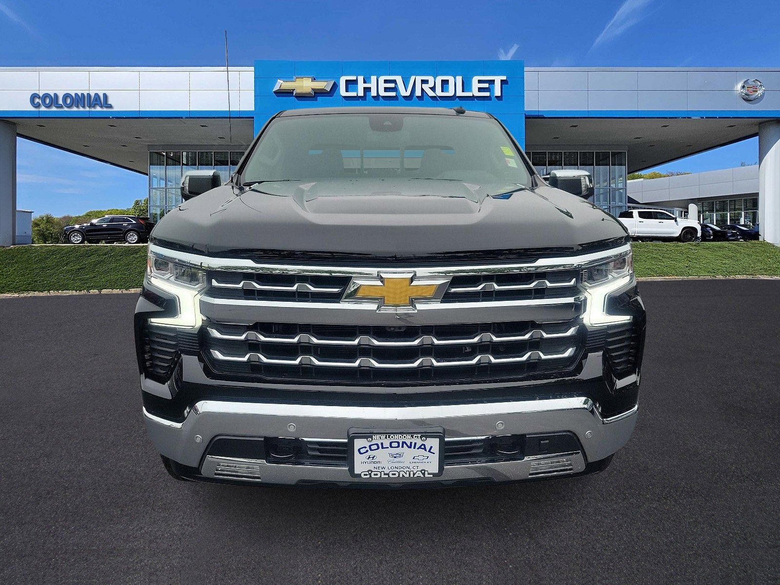 Certified 2023 Chevrolet Silverado 1500 LTZ with VIN 1GCUDGE82PZ137900 for sale in New London, CT