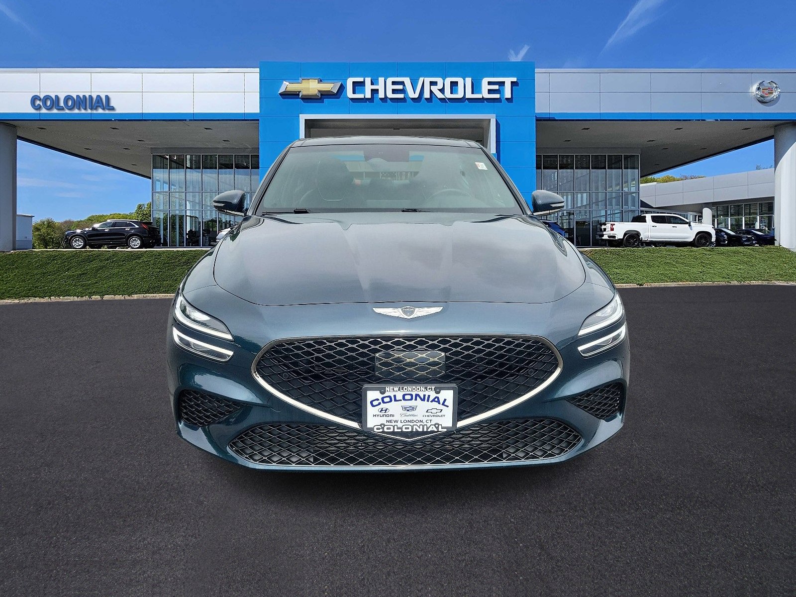 Used 2022 GENESIS G70 Standard with VIN KMTG54TE7NU085435 for sale in New London, CT