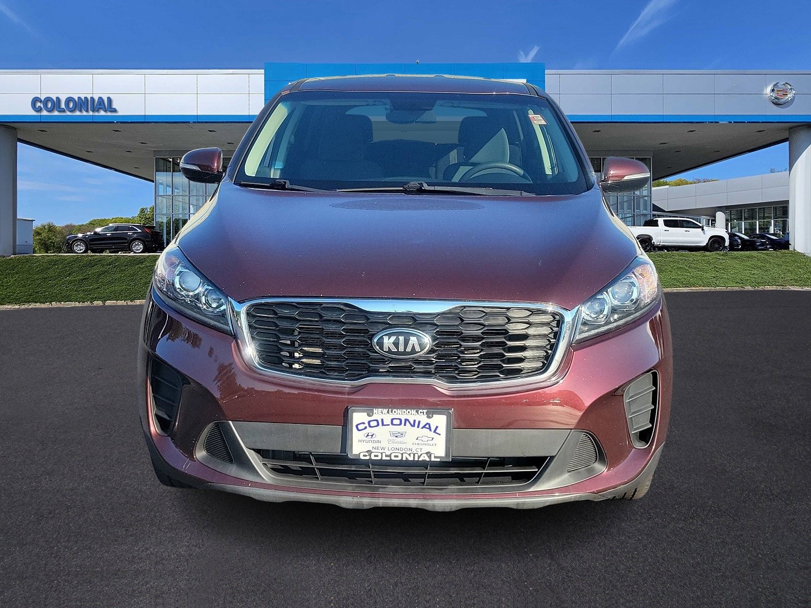 Used 2019 Kia Sorento LX with VIN 5XYPGDA35KG561141 for sale in New London, CT