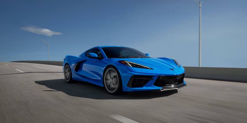 2024 Chevy Corvette driving