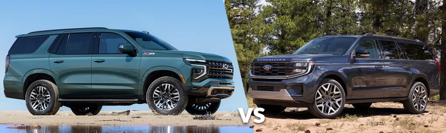 2026 Chevy Tahoe vs. 2026 Ford Expedition
