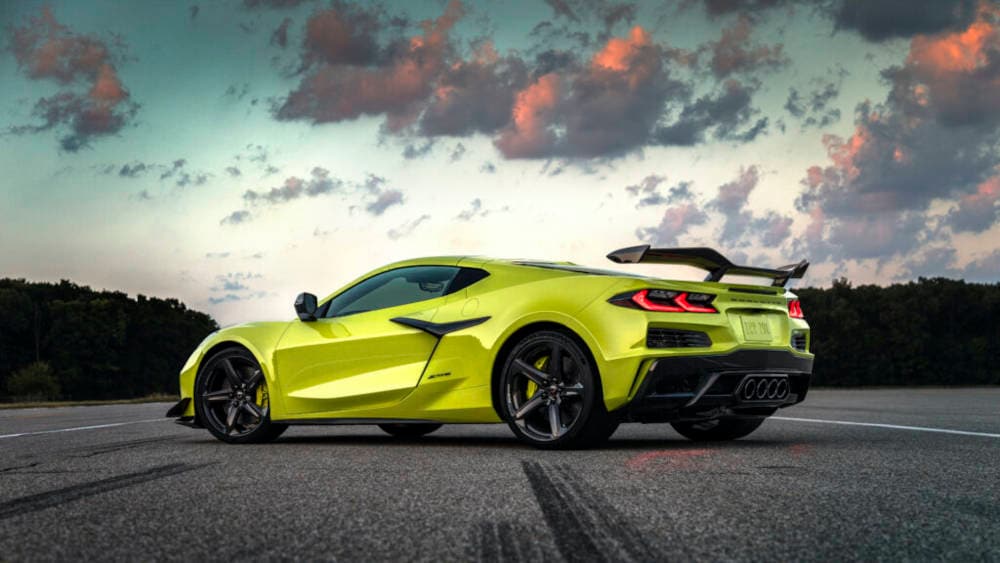 2024 Chevrolet Corvette Z06 parked rear view