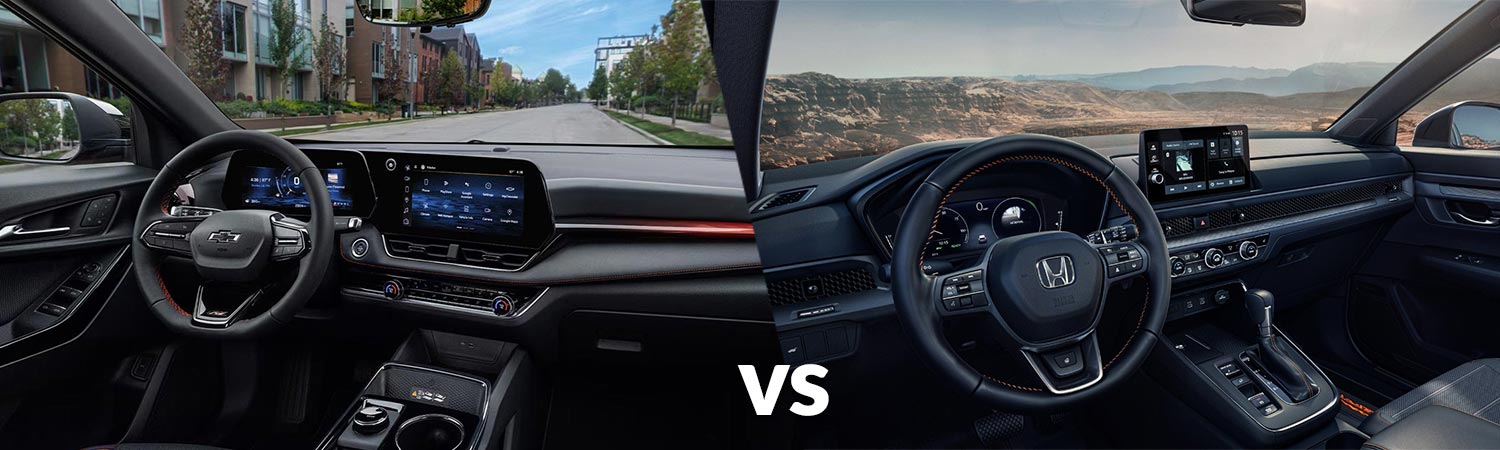 2026 Chevy Equinox vs. Honda CR-V interior