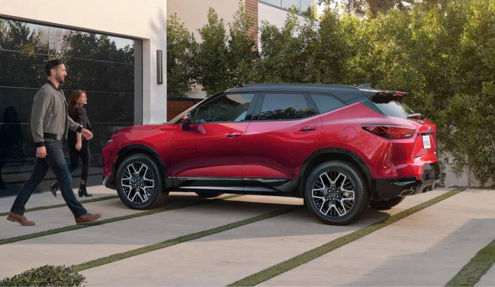 2024 Chevy Blazer parked in driveway