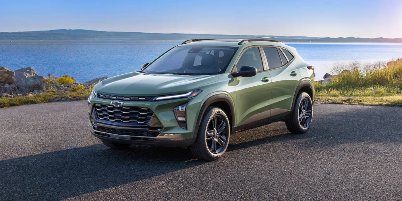 2025 Chevy Trax 2RS parked by the water