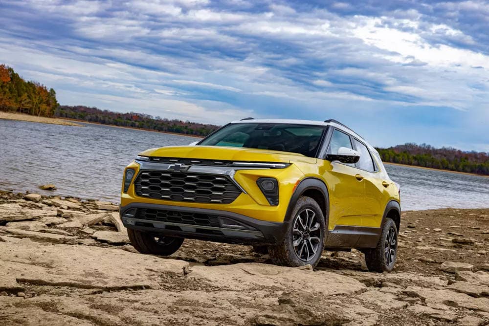 2024 Chevy Trailblazer parked at a lake