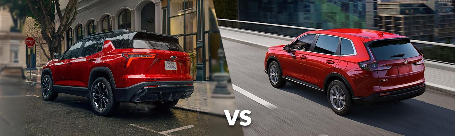 2026 Chevy Equinox vs. Honda CR-V back