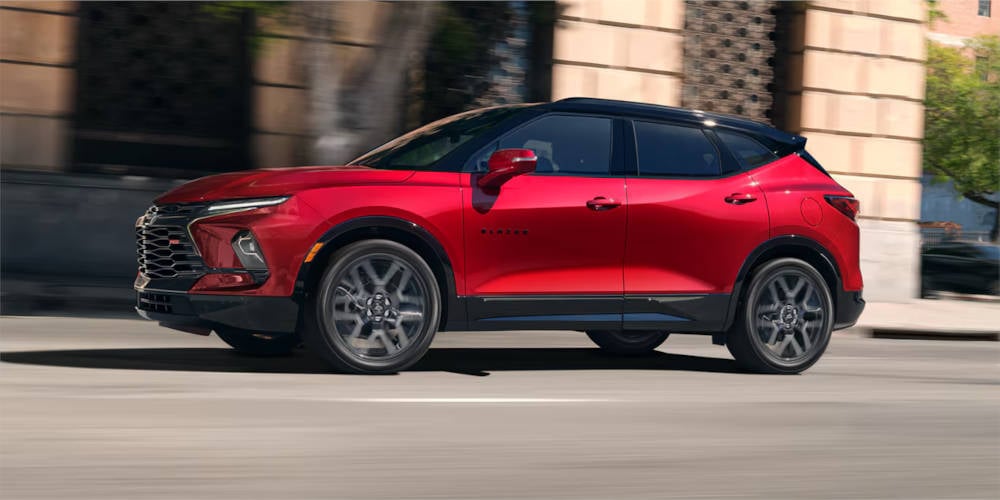 2024 Chevy Blazer driving