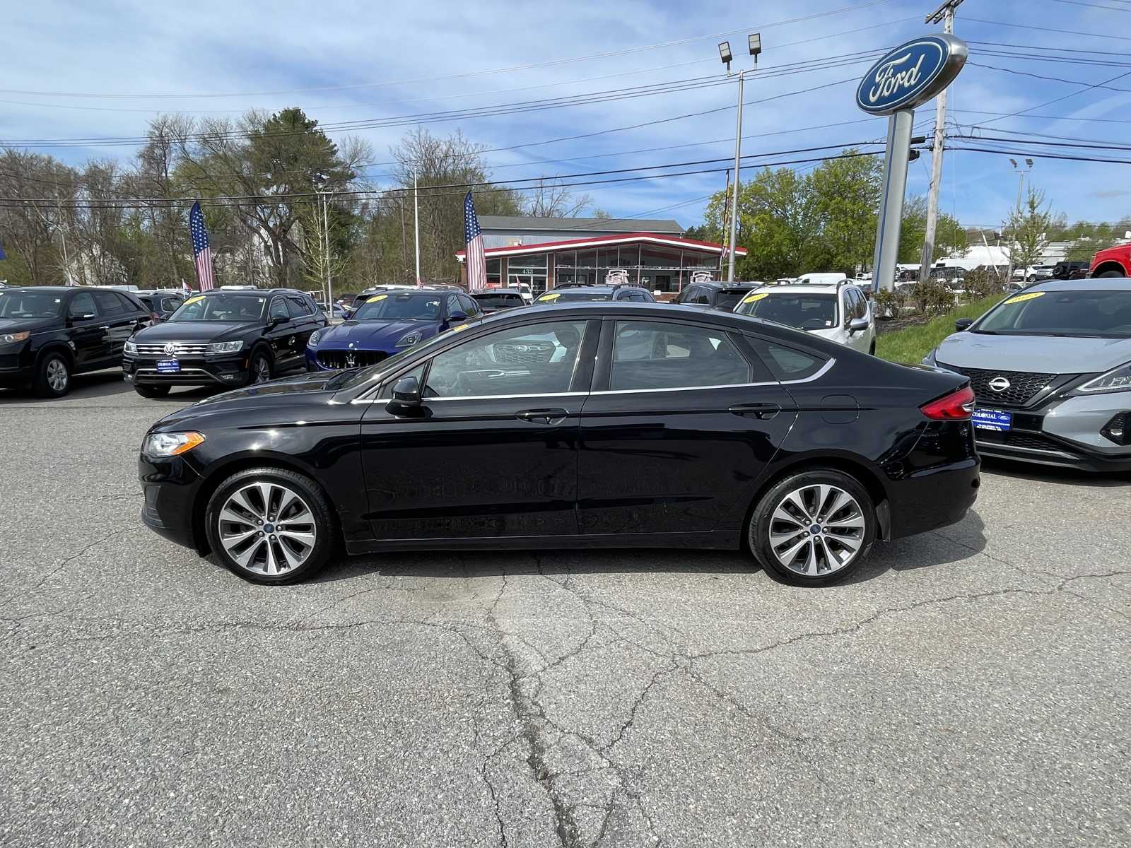 Used 2020 Ford Fusion SE with VIN 3FA6P0T96LR158059 for sale in Marlboro, MA