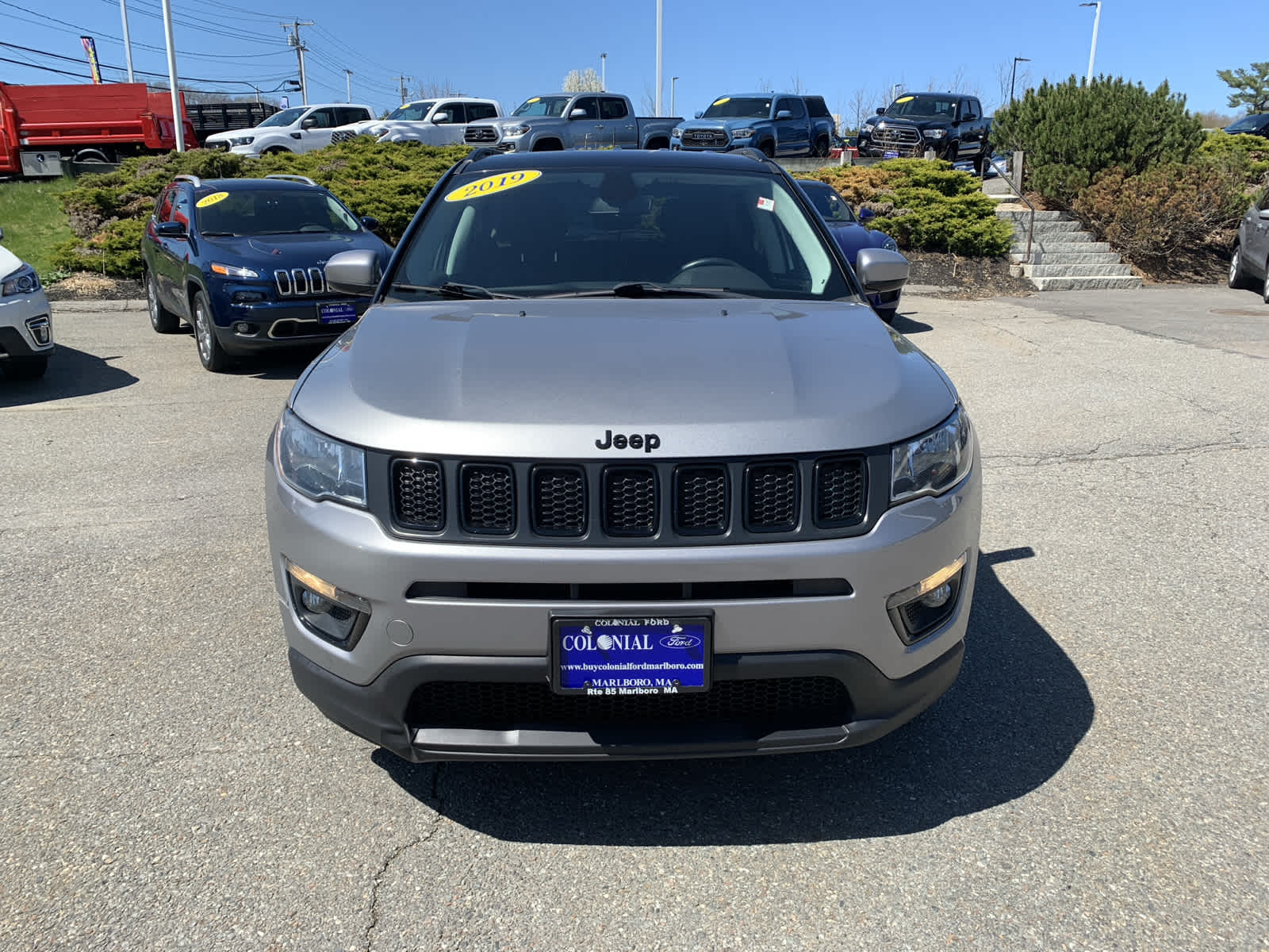 Used 2019 Jeep Compass Altitude with VIN 3C4NJCBB8KT743532 for sale in Marlboro, MA