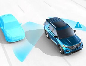 blisblind spot information system with cross-traffic alert