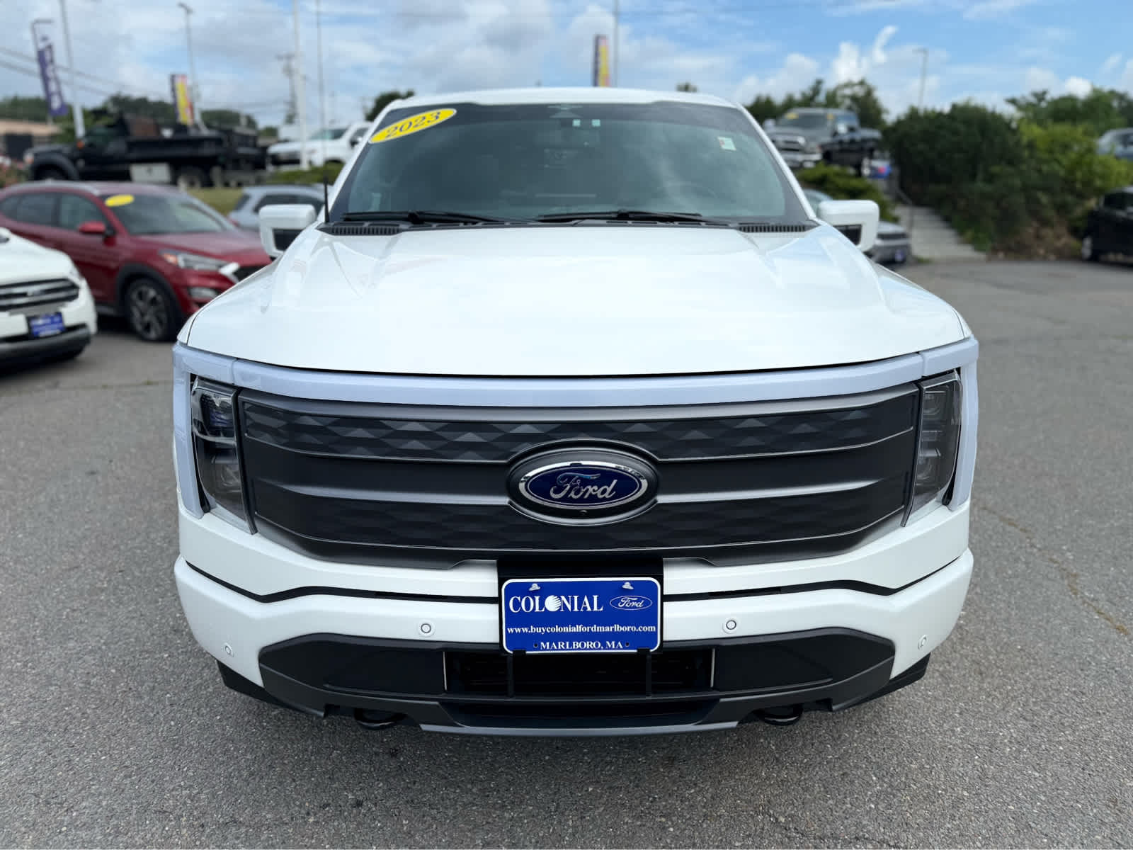 Used 2023 Ford F-150 Lightning Lariat with VIN 1FT6W1EV3PWG46496 for sale in Marlborough, MA