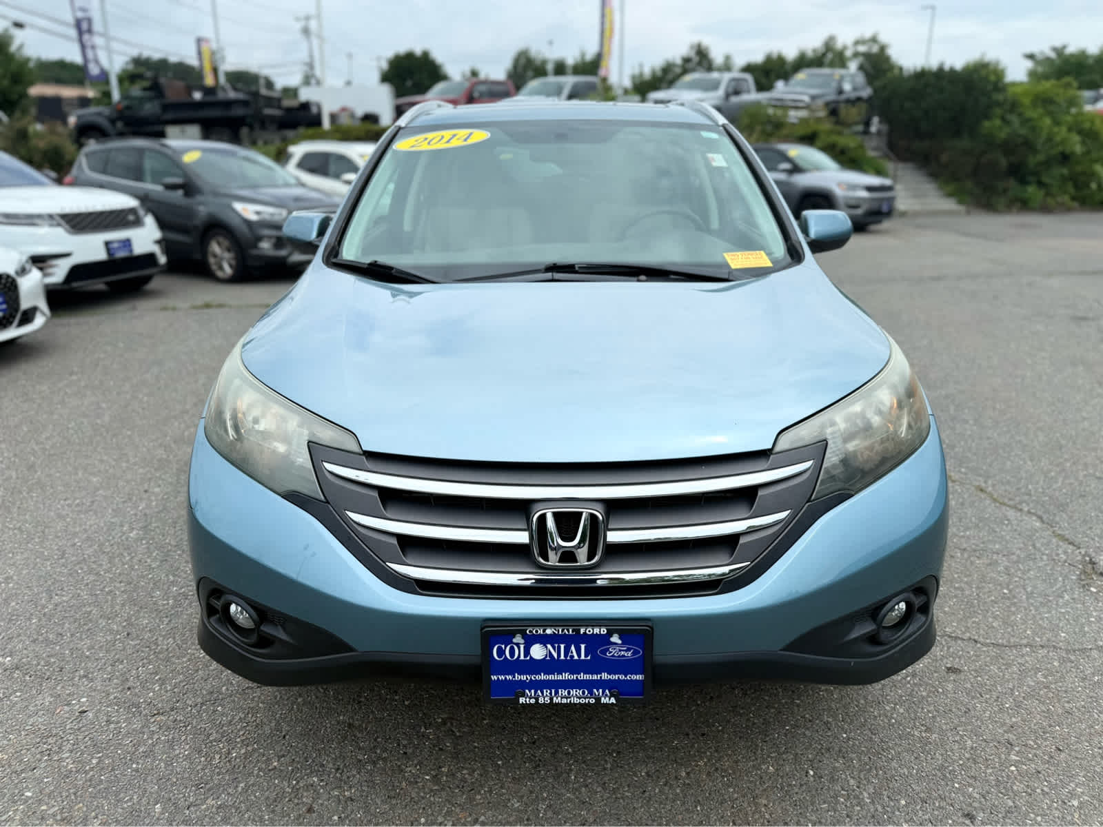 Used 2014 Honda CR-V EX-L with VIN 2HKRM4H79EH649827 for sale in Marlboro, MA