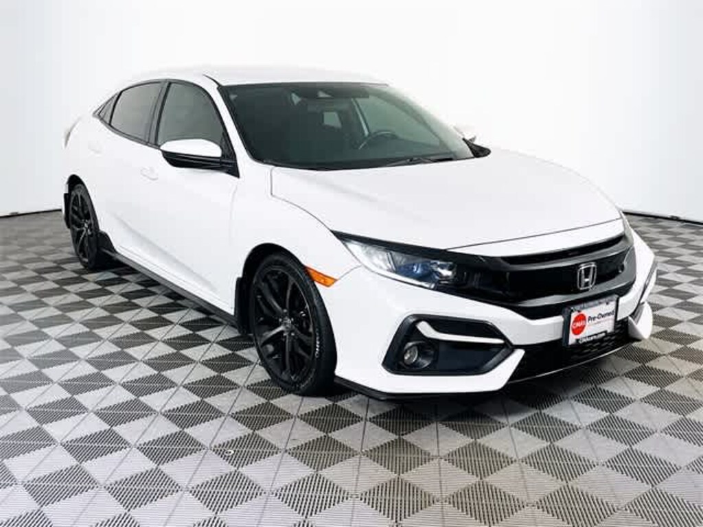 Certified 2021 Honda Civic Hatchback Sport CVT
