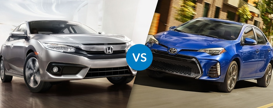Comparison: 2017 Honda Civic vs 2017 Toyota Corolla