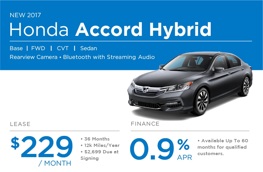 Honda Accord Hybrid Special Offer