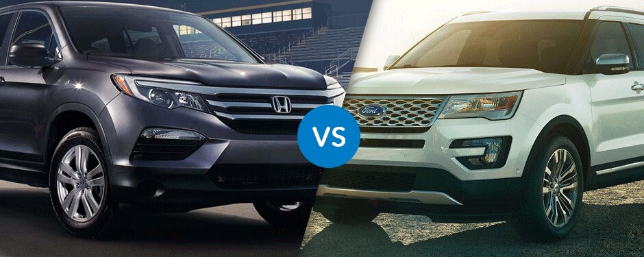 Comparison: 2017 Honda Pilot vs 2017 Ford Explorer