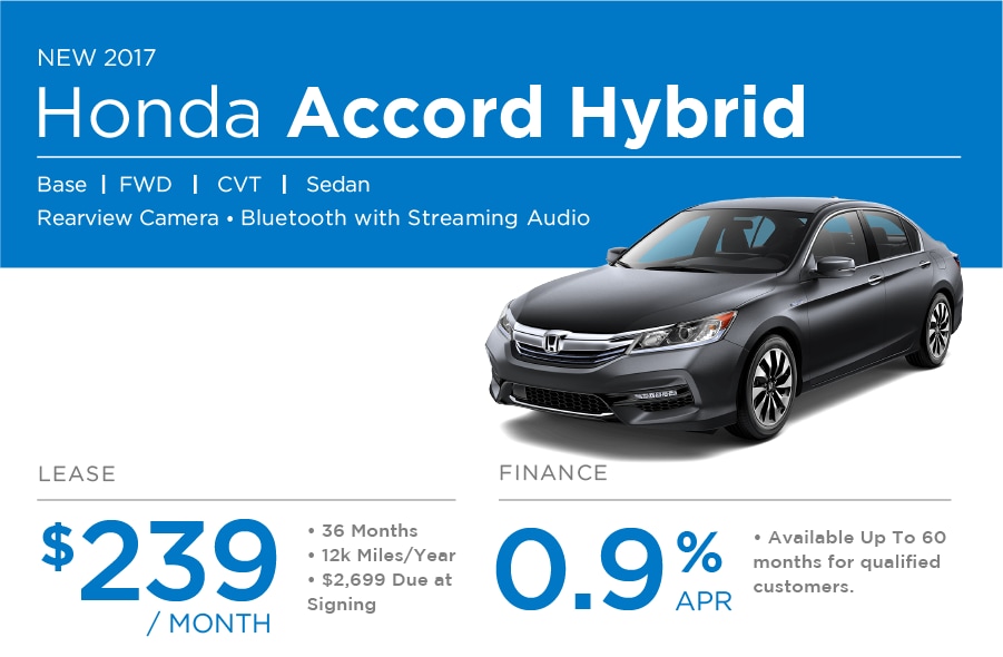 Honda Accord Hybrid Special Offer
