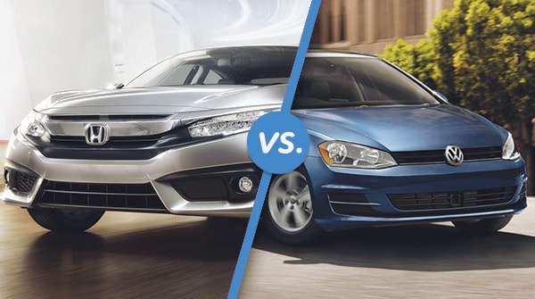 Comparison: 2018 Honda Civic Hatchback vs 2018 Volkswagen Golf