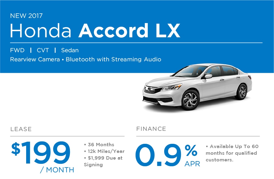 Honda Accord Special Offer