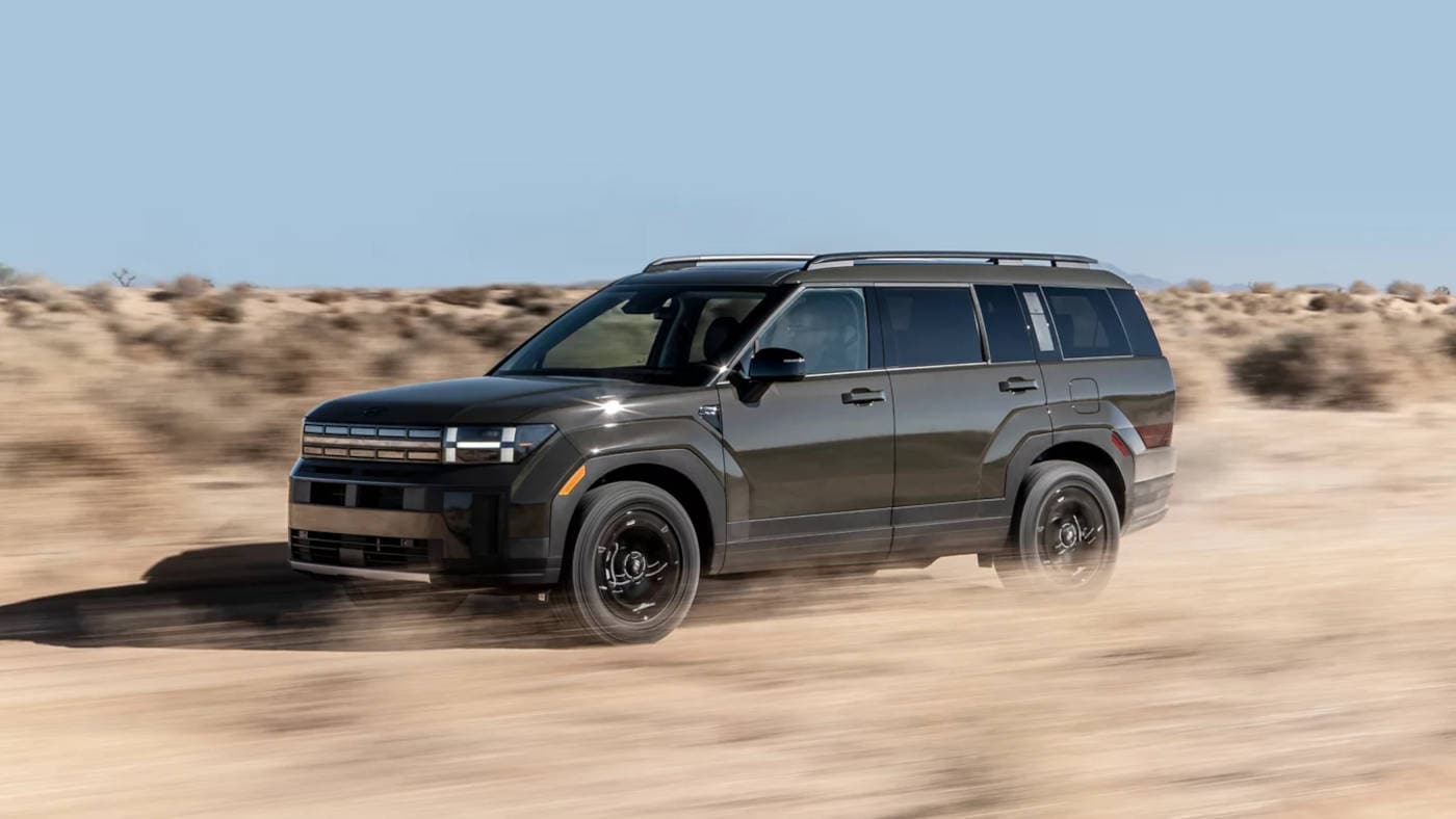 2025 Hyundai Santa Fe driving