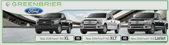 18 Ford F 150 Xl Vs Xlt Vs Lariat What S The Difference Greenbrier Ford