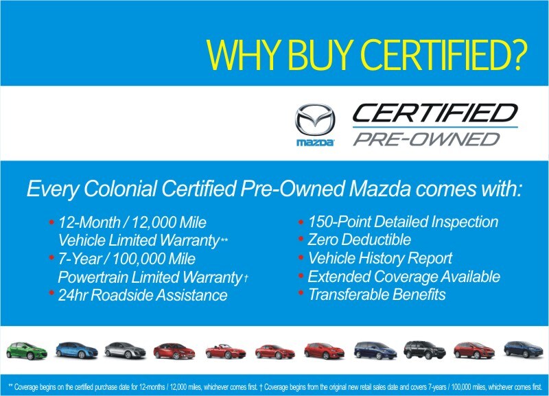 Why Buy Certified Mazda in Danbury Colonial Mazda