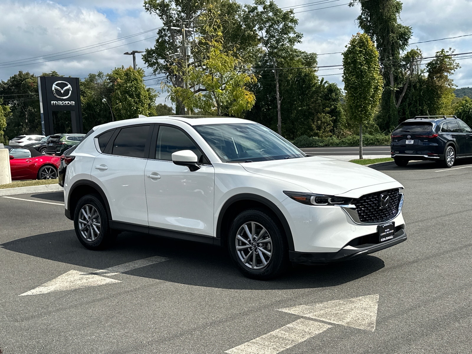 Certified 2022 Mazda CX-5 S Preferred package with VIN JM3KFBCM8N0570893 for sale in Danbury, CT