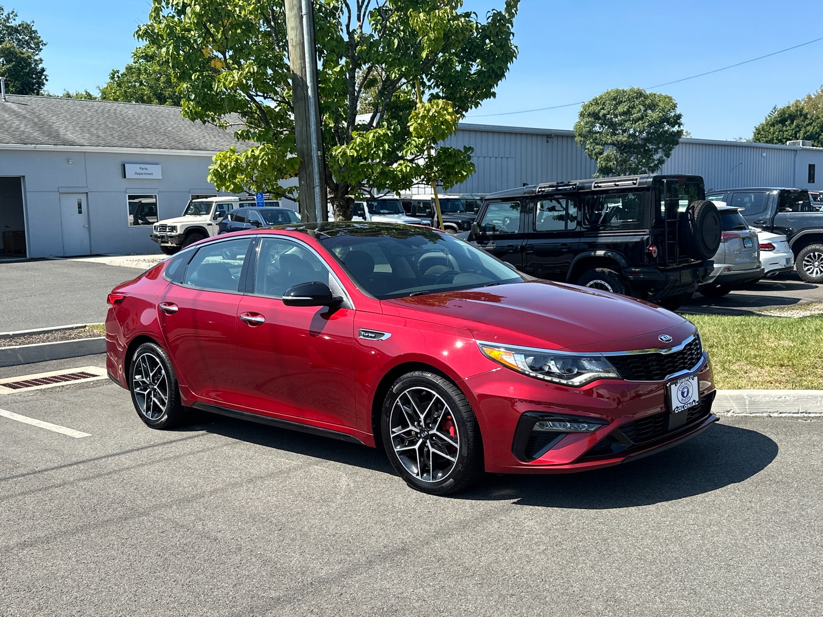 Used 2019 Kia Optima SX with VIN 5XXGW4L26KG353748 for sale in Danbury, CT