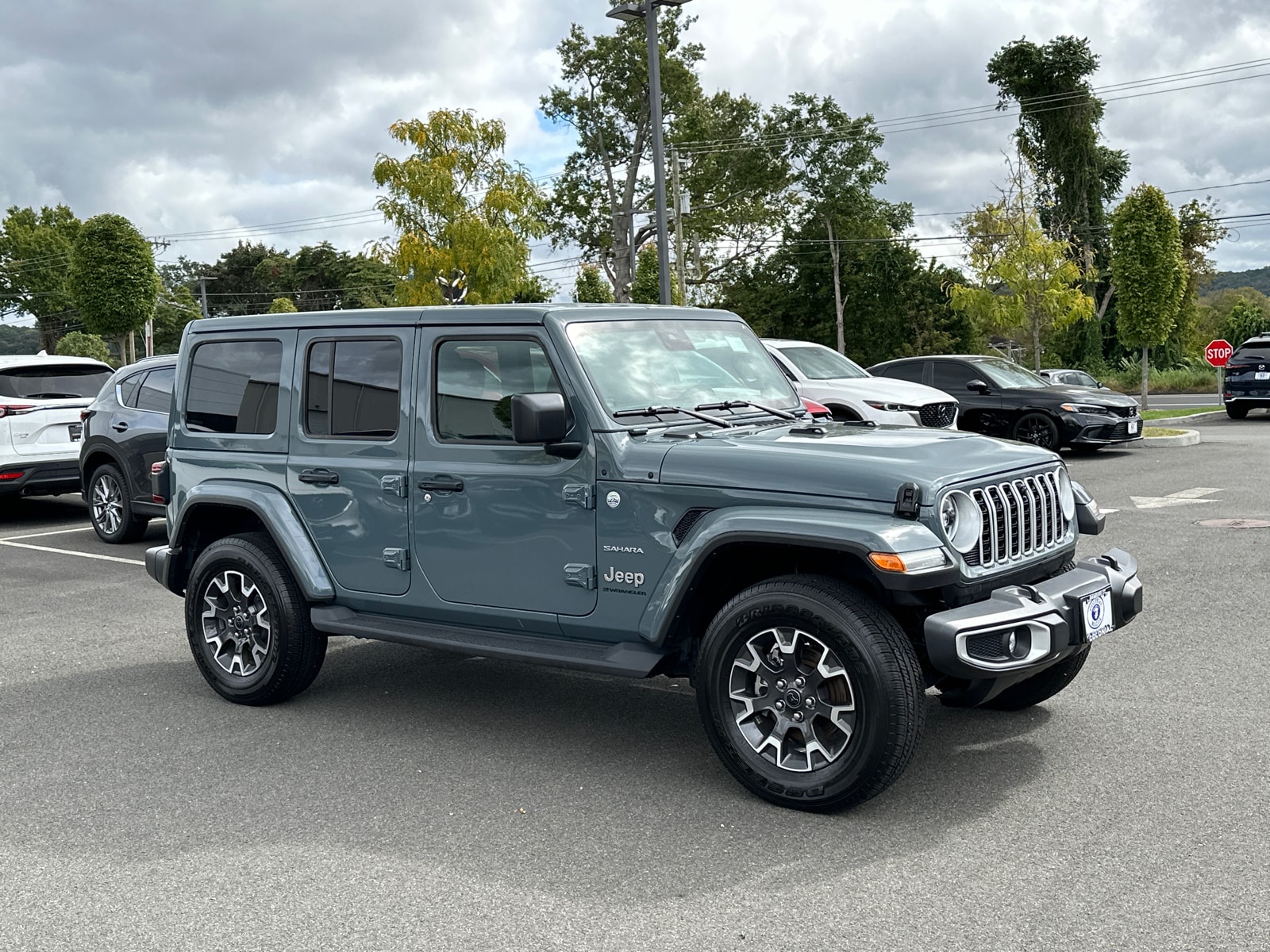 Used 2024 Jeep Wrangler 4-Door Sahara with VIN 1C4PJXEG4RW236493 for sale in Danbury, CT