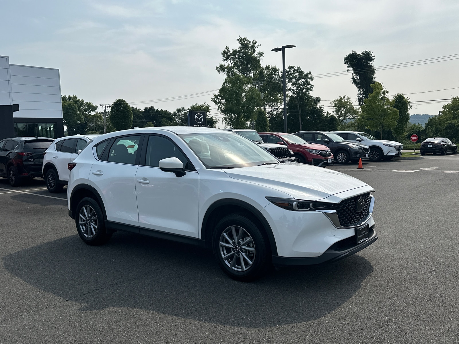 Used 2022 Mazda CX-5 S with VIN JM3KFBAM1N0542825 for sale in Danbury, CT