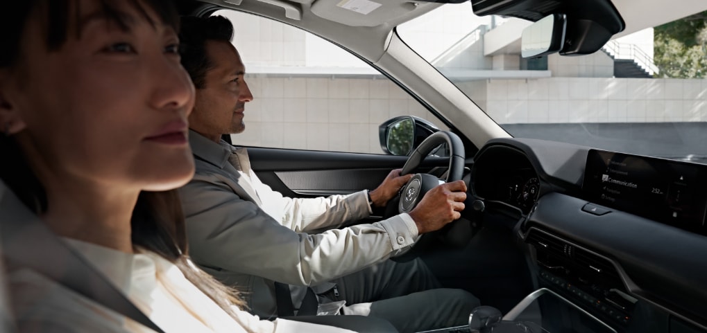  2026 Mazda CX-70 PHEV interior drive view at Colonial Mazda.