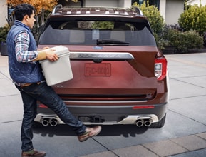 Available Hands-Free, Foot-Activated Liftgate