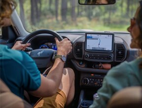 voice-activated touchscreen navigation