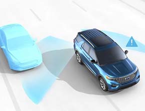 blisblind spot information system with cross-traffic alert