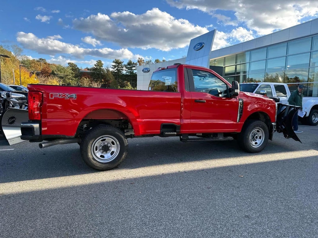 New 2025 Ford F-350 PLOW XL 4WD Reg Cab 8 Box Truck Regular Cab